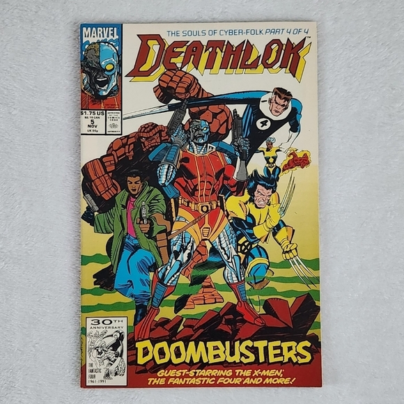 Marvel Other - Vintage Marvel Comics DEATHLOK #5 | Nov 1991 | Guest X-Men & Fantastic Four